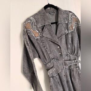 MASS Paris New York Embroidered Jumpsuit